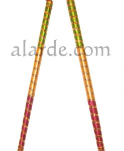 Alternative view of Dandiyas de madera forradas