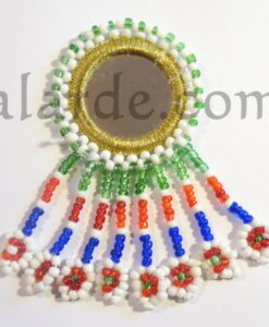 Aplique tribal con espejo