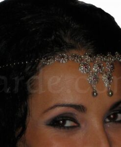 Diadema de florecillas dorada