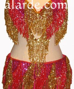 Alternative view of Conjunto de fajín y sujetador de cristal