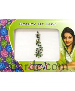 Alternative view of Bindi grande con brillantitos