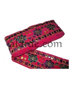 Embroidered saree border