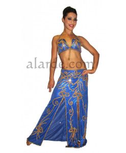 Traje danza del vientre de dos piezas