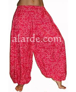 Bandhani satin Harem trousers