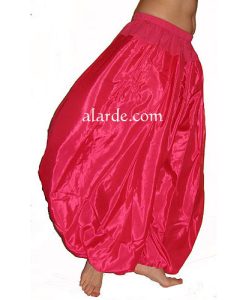 Satin balloom harem trousers