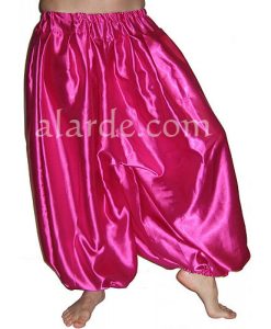 Tribal saten harem trousers
