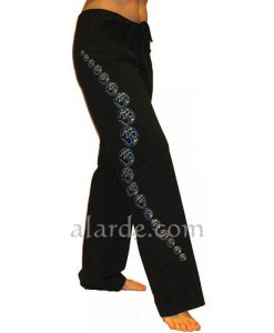 Unisex trousers with drawstring