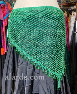 Alternative view of Basic crochet scarf with cristal beads