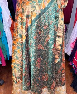 Alternative view of Vintage Saree Wrap Skirt