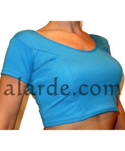 Choli de Algodón con Manga Corta