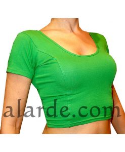 Alternative view of Choli de Algodón con Manga Corta