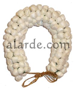 Alternative view of Flores para el pelo jazmín Bollywood