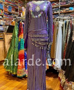 Saeede tunic with head and hip scarf