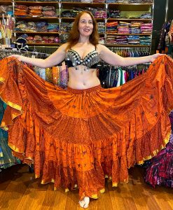 Falda Tribal Silk Sari 25 yardas