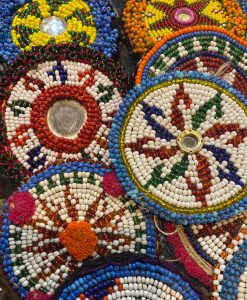 Tribal Afghan Kuchi Medallion 8 cm