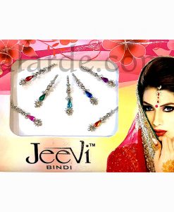 Bindis Multicolor con plateado