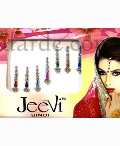 Alternative view of Bindis Multicolor con plateado