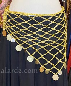 Caderín tejido con monedas