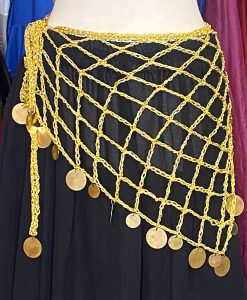 Caderín tejido con monedas