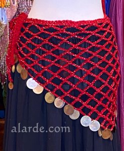 Alternative view of Caderín tejido con monedas